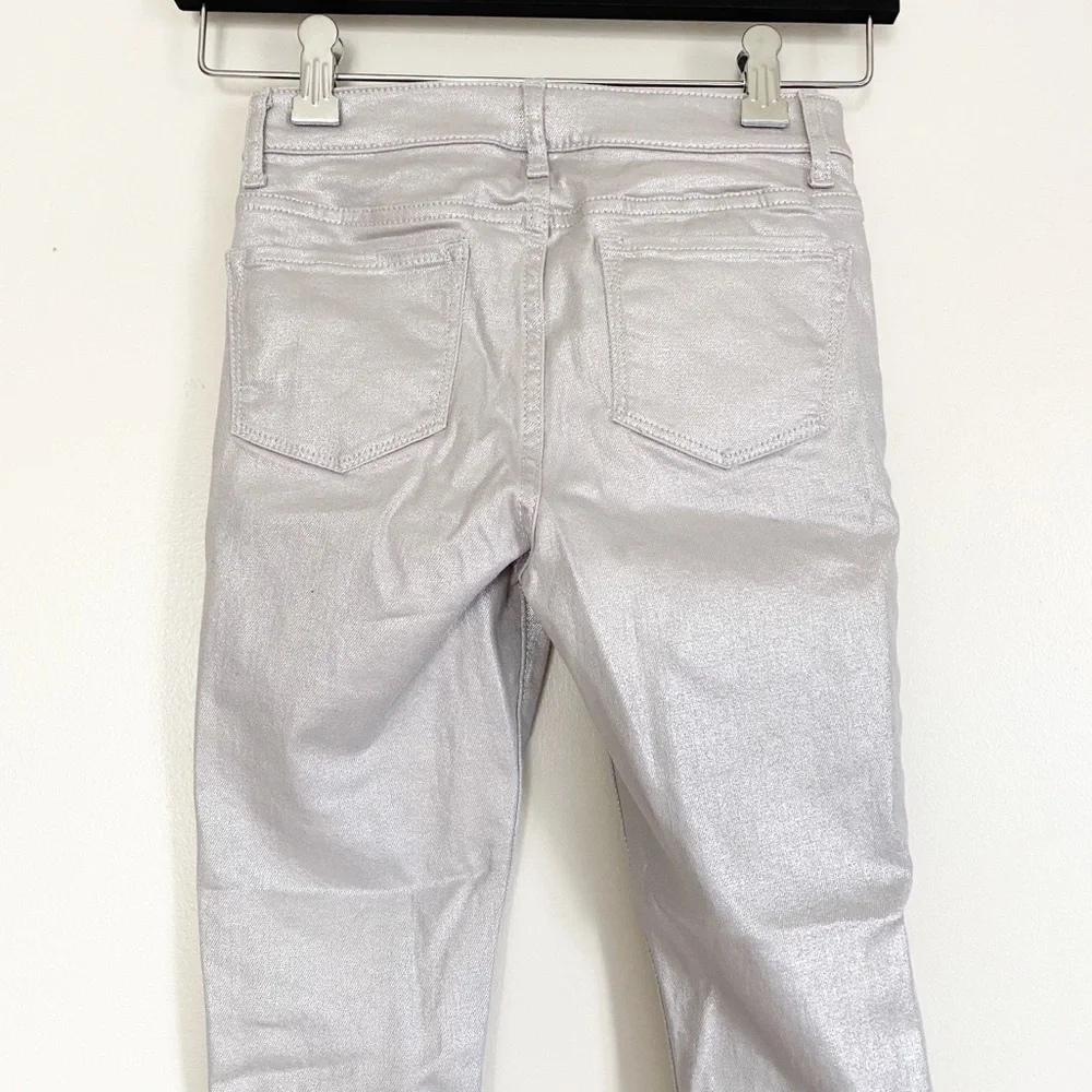 Gap Denim Silver Foil Stretch High Rise Jegging 8